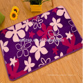 new design washable flower shape bath mat